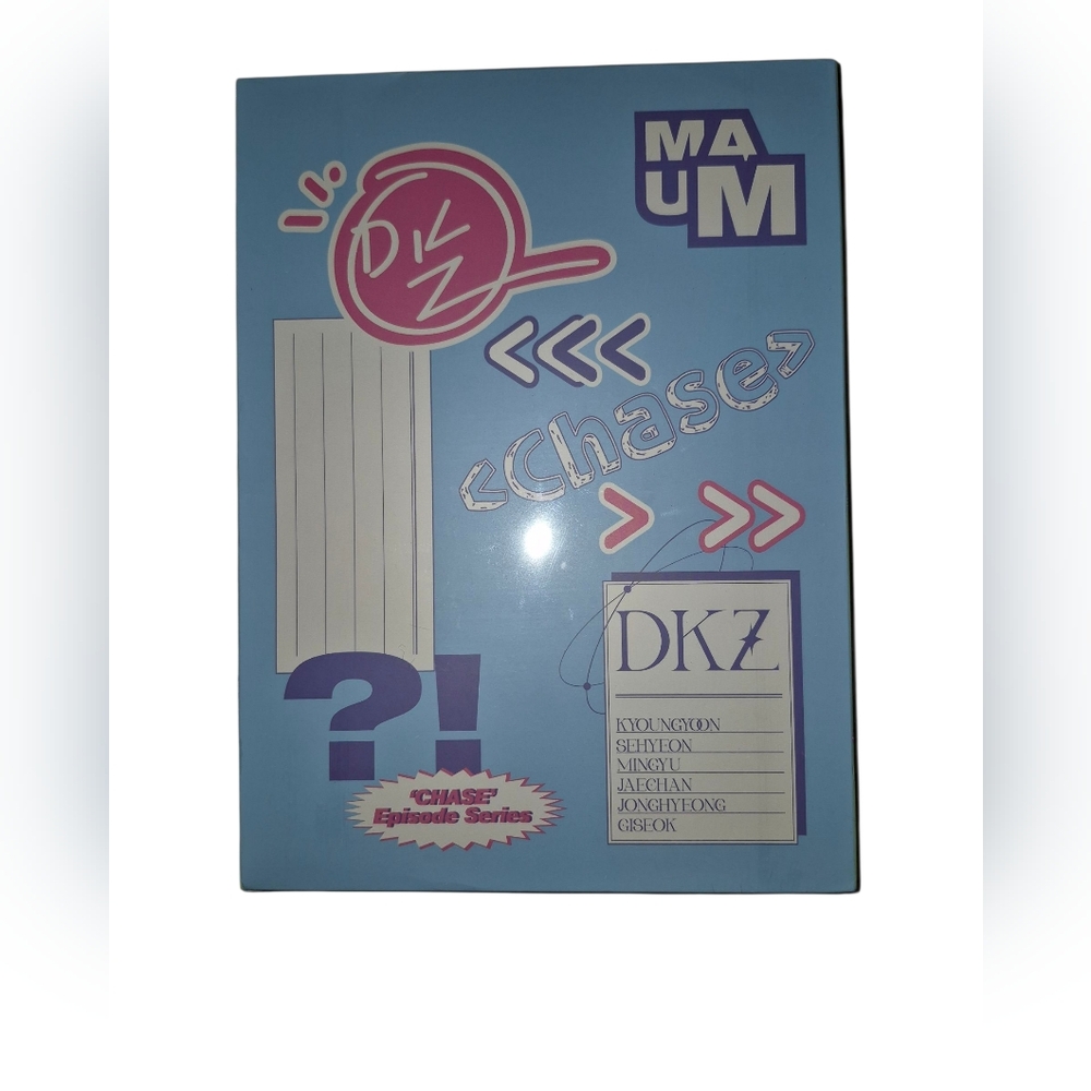 DKZ CHASE EPISODE 3 BEUM 7th Single Fear Version Album + Poster Sealed K-Pop